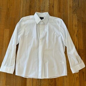 Club Room Men’s Slim Fit White Dress Shirt - XL 17-17 1/2